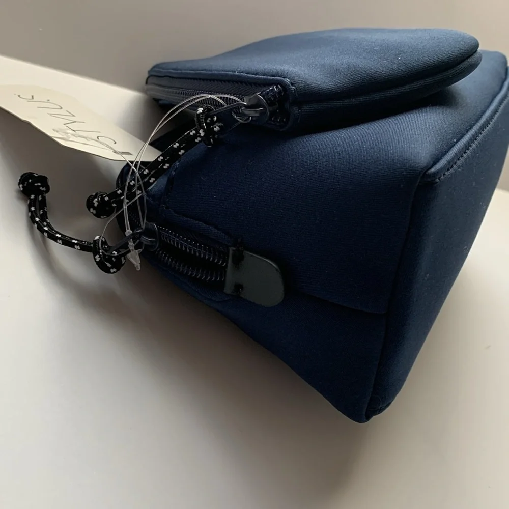 Stylus Blue 2 Piece Meadow Cosmetic Case with Removable Exterior Pouch
